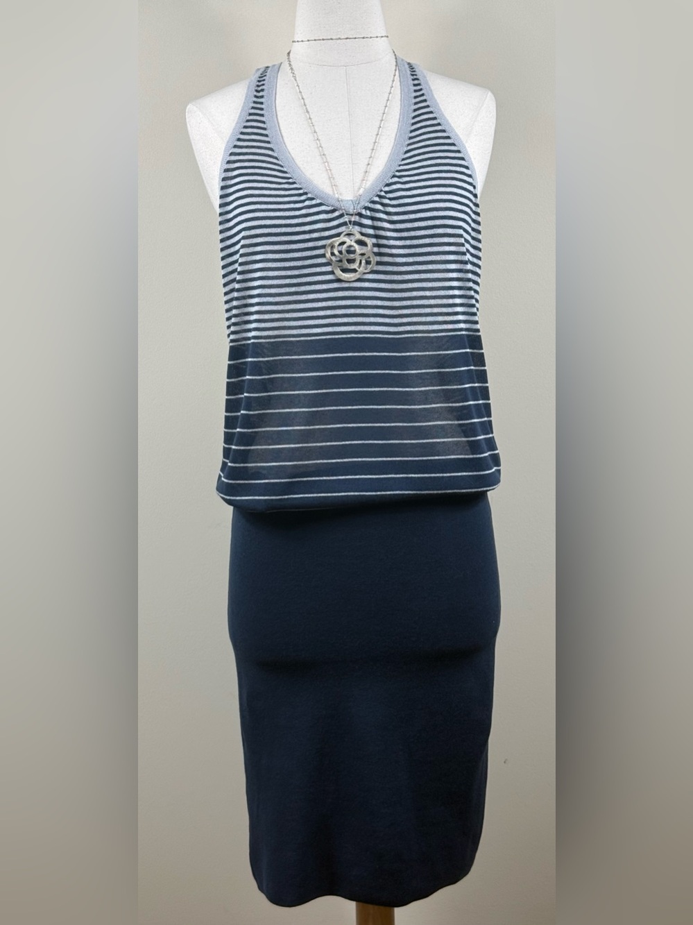 Beymen Club Striped Racerback Tank Dress M NWT